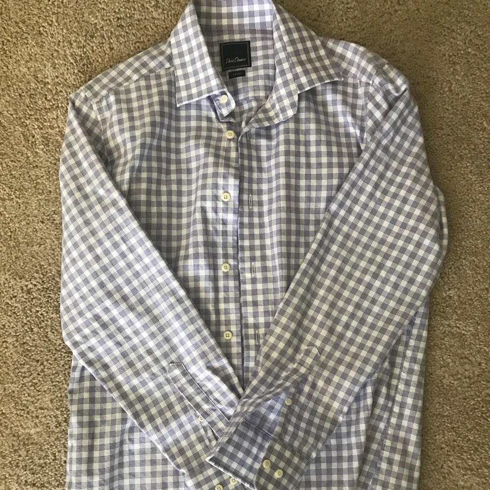 Men’s Warehouse trim fit button up